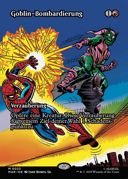 Goblin-Bombardierung MAR-23 Mythic Near Mint Deutsch