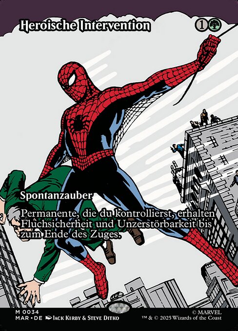 Heroische Intervention MAR-34 Mythic Near Mint Deutsch Foil