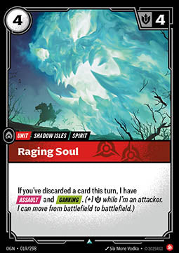 Raging Soul OGN-019 Uncommon Near Mint Englisch