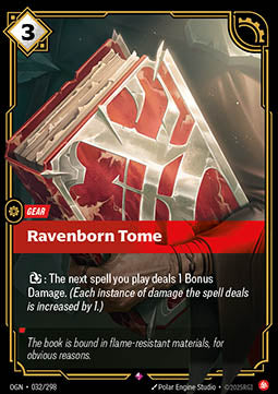 Ravenborn Tome OGN-032 Rare Near Mint Englisch Foil
