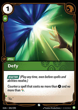 Defy OGN-045 Common Near Mint Englisch