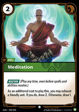 Meditation OGN-048 Common Near Mint Englisch