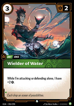 Wielder of Water OGN-055 Common Near Mint Englisch Foil