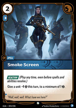 Smoke Screen OGN-093 Common Near Mint Englisch Foil