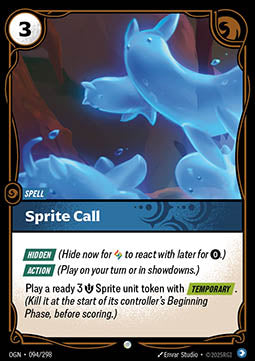 Sprite Call OGN-094 Common Near Mint Englisch