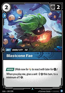 Blastcone Fae OGN-097 Uncommon Near Mint Englisch