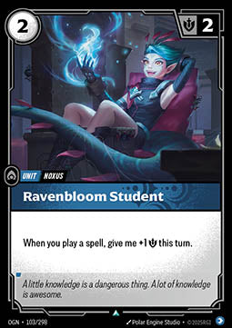 Ravenbloom Student OGN-103 Uncommon Near Mint Englisch Foil