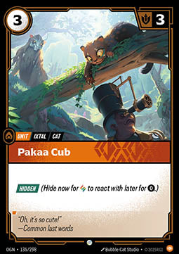 Pakaa Cub OGN-135 Common Near Mint Englisch