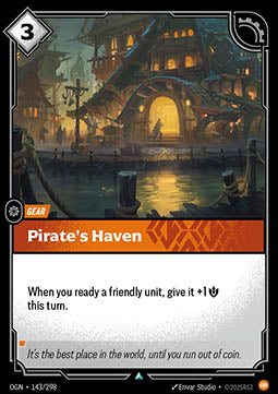 Pirate's Haven OGN-143 Uncommon Near Mint Englisch Foil