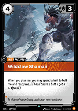 Wildclaw Shaman OGN-147 Uncommon Near Mint Englisch