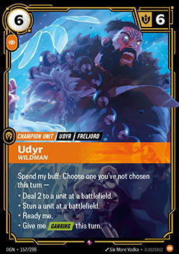 Udyr, Wildman OGN-157 Rare Near Mint Englisch Foil