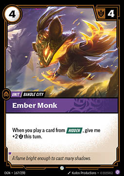 Ember Monk OGN-167 Common Near Mint Englisch