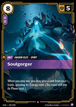Soulgorger OGN-196 Rare Near Mint Englisch Foil