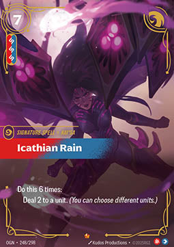 Icathian Rain OGN-248 Epic Near Mint Englisch Foil
