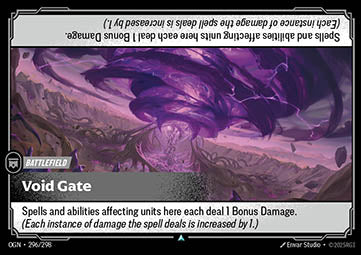 Void Gate OGN-296 Uncommon Near Mint Englisch