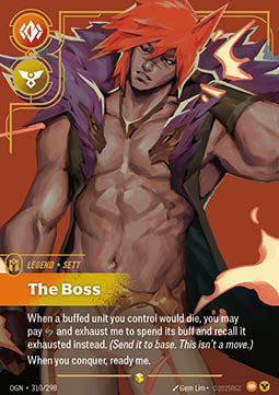 Sett, The Boss OGN-310 Showcase Near Mint Englisch Foil