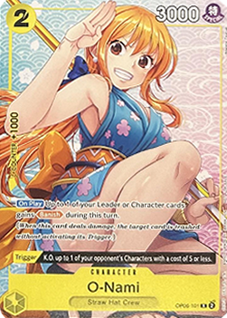 O-Nami (OP06-101) (V.3) UP Rare Near Mint Englisch