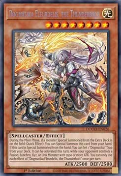 Dogmatika Fleurdelis, der Blitzschlag (V.1) DOOD-026 Secret Rare Near Mint Deutsch 1. Auflage