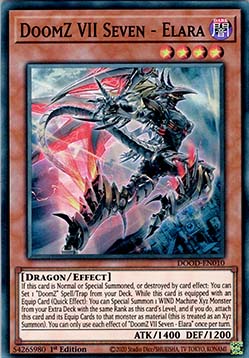 UntergangZ VII Sieben - Elara DOOD-010 Super Rare Light Played Deutsch 1. Auflage