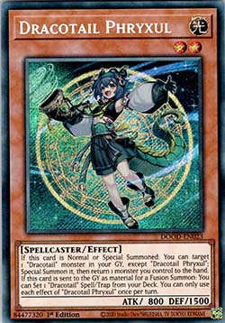 Drachoschwanz Phryxul (V.1) DOOD-023 Secret Rare Near Mint Deutsch 1. Auflage