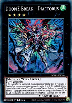UntergangZ Durchbruch - Diactorus DOOD-046 Super Rare Near Mint Deutsch 1. Auflage