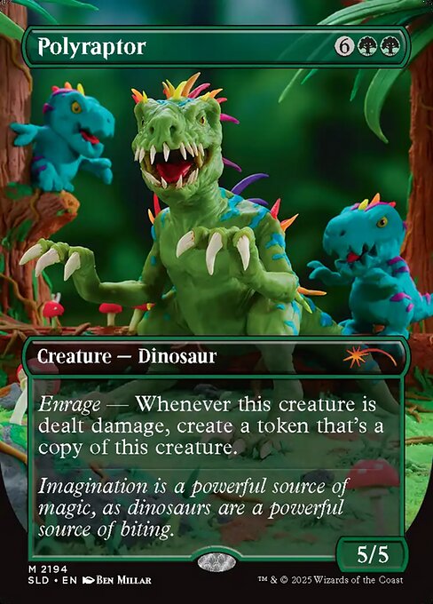 Polyraptor SLDXL-2194 Mythic Near Mint Englisch Foil