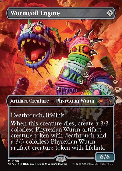 Wurmcoil Engine SLDXL-2196 Mythic Near Mint Englisch Foil
