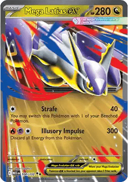Mega Latias ex MEG-100 Double Rare Near Mint Englisch