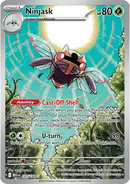 Ninjask MEG-137 Illustration Rare Near Mint Englisch
