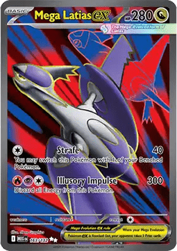 Mega Latias ex MEG-163 Ultra Rare Near Mint Englisch
