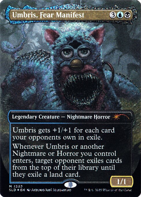 Umbris, Fear Manifest (V.3) SLDSSS-2324 Mythic Near Mint Englisch Foil