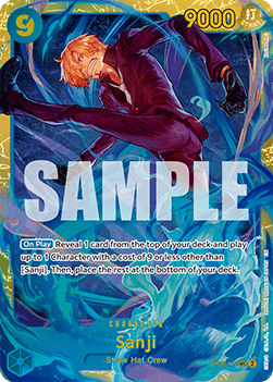 Sanji (OP06-119) (V.1) PRB02 Secret Rare Near Mint Englisch
