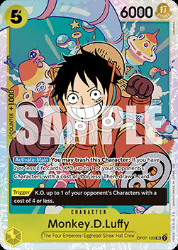 Monkey.D.Luffy (OP07-109) PRB02 Super Rare Near Mint Englisch