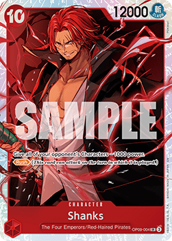 Shanks (OP09-004) PRB02 Super Rare Near Mint Englisch