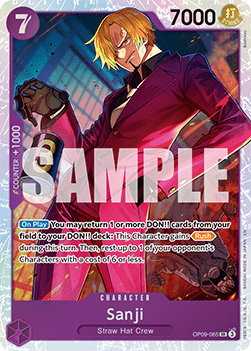 Sanji (OP09-065) PRB02 Super Rare Near Mint Englisch