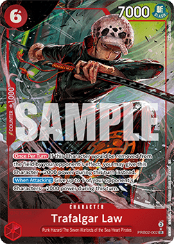 Trafalgar Law (PRB02-002) (V.2) PRB02 Alternate Art Near Mint Englisch