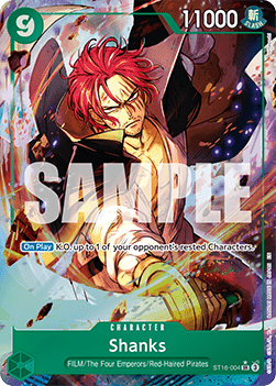 Shanks (ST16-004) (V.2) PRB02 Alternate Art Near Mint Englisch
