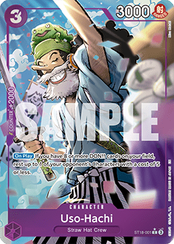 Uso-Hachi (ST18-001) (V.3) PRB02 Alternate Art Near Mint Englisch