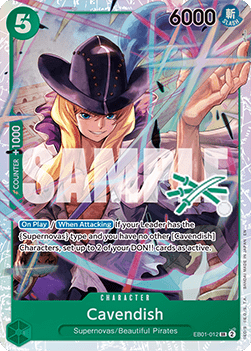 Cavendish (EB01-012) LD01 Super Rare Excellent Englisch