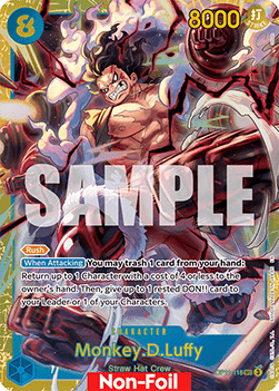 Monkey.D.Luffy (OP11-118) LD01 Secret Rare Near Mint Englisch