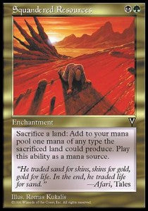 Squandered Resources VIS- Rare Good Englisch