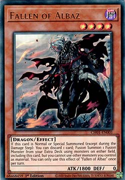 Gefallener von Albaz CH01-001 Ultra Rare Near Mint Deutsch 1. Auflage