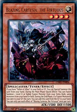 Flammende Cartesia, die Tugendhafte CH01-004 Ultra Rare Near Mint Deutsch 1. Auflage
