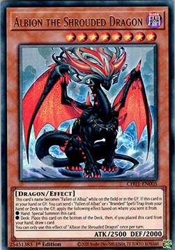 Albion der ummantelte Drache CH01-005 Ultra Rare Excellent Deutsch 1. Auflage