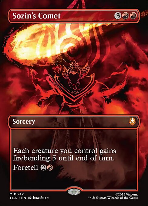Sozin's Comet XTLA-332 Mythic Near Mint Englisch