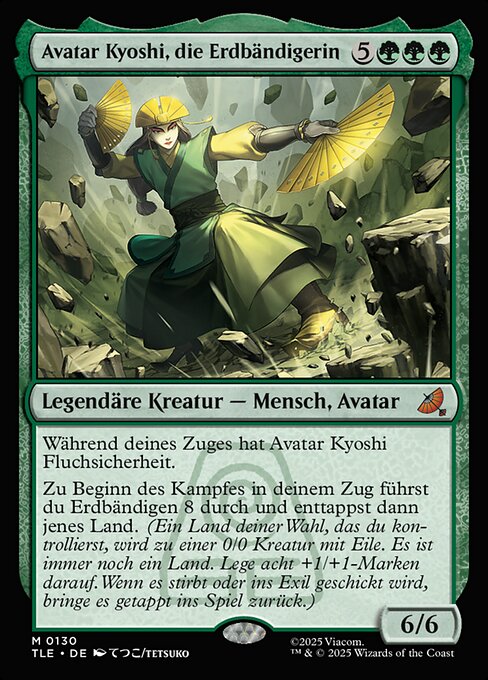 Avatar Kyoshi, die Erdbändigerin TLE-130 Mythic Near Mint Deutsch