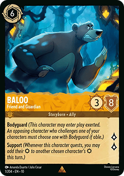 Baloo - Friend and Guardian 10WHI-001 Rare Near Mint Englisch Foil