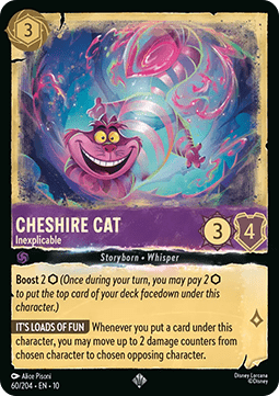 Cheshire Cat - Inexplicable 10WHI-060 Super Rare Near Mint Englisch
