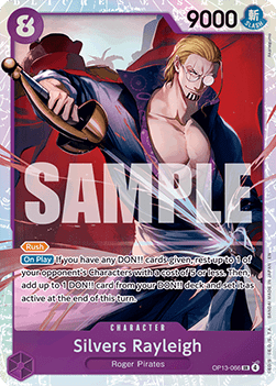Silvers Rayleigh (OP13-066) (V.1) OP13 Super Rare Good Englisch