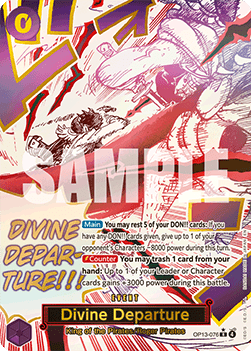 Divine Departure (OP13-076) (V.2) OP13 Alternate Art Near Mint Englisch